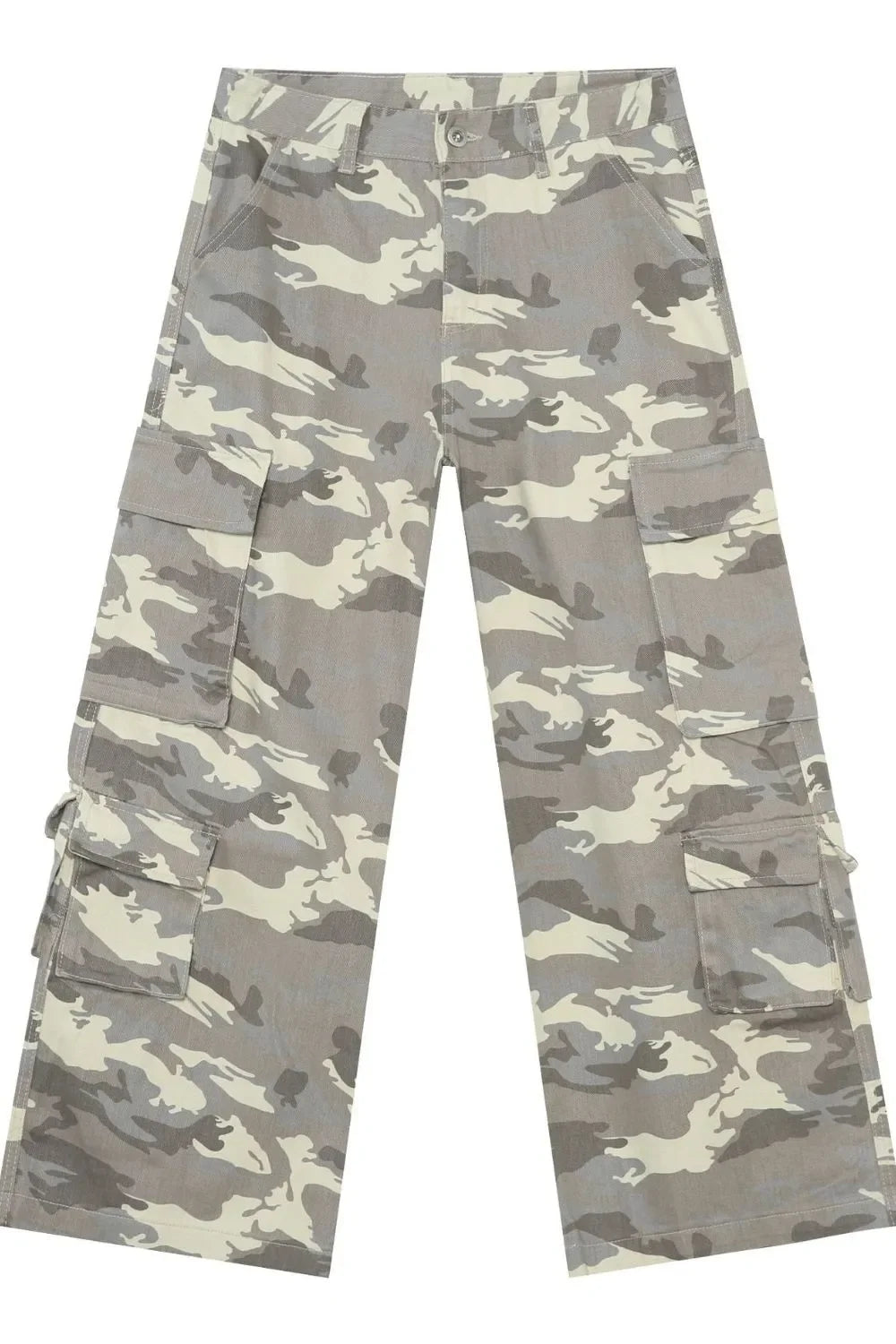 Men's Camouflage Wide Leg Cargo Jeans - tif-shop24.de