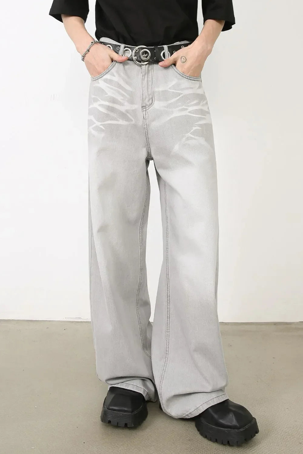 Men's Loose Fit Jeans - tif-shop24.de