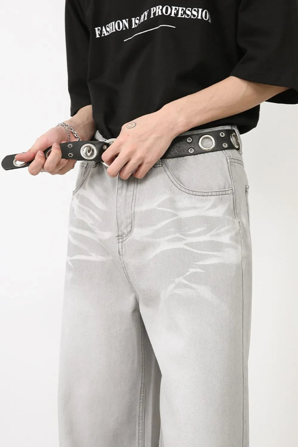 Men's Loose Fit Jeans - tif-shop24.de