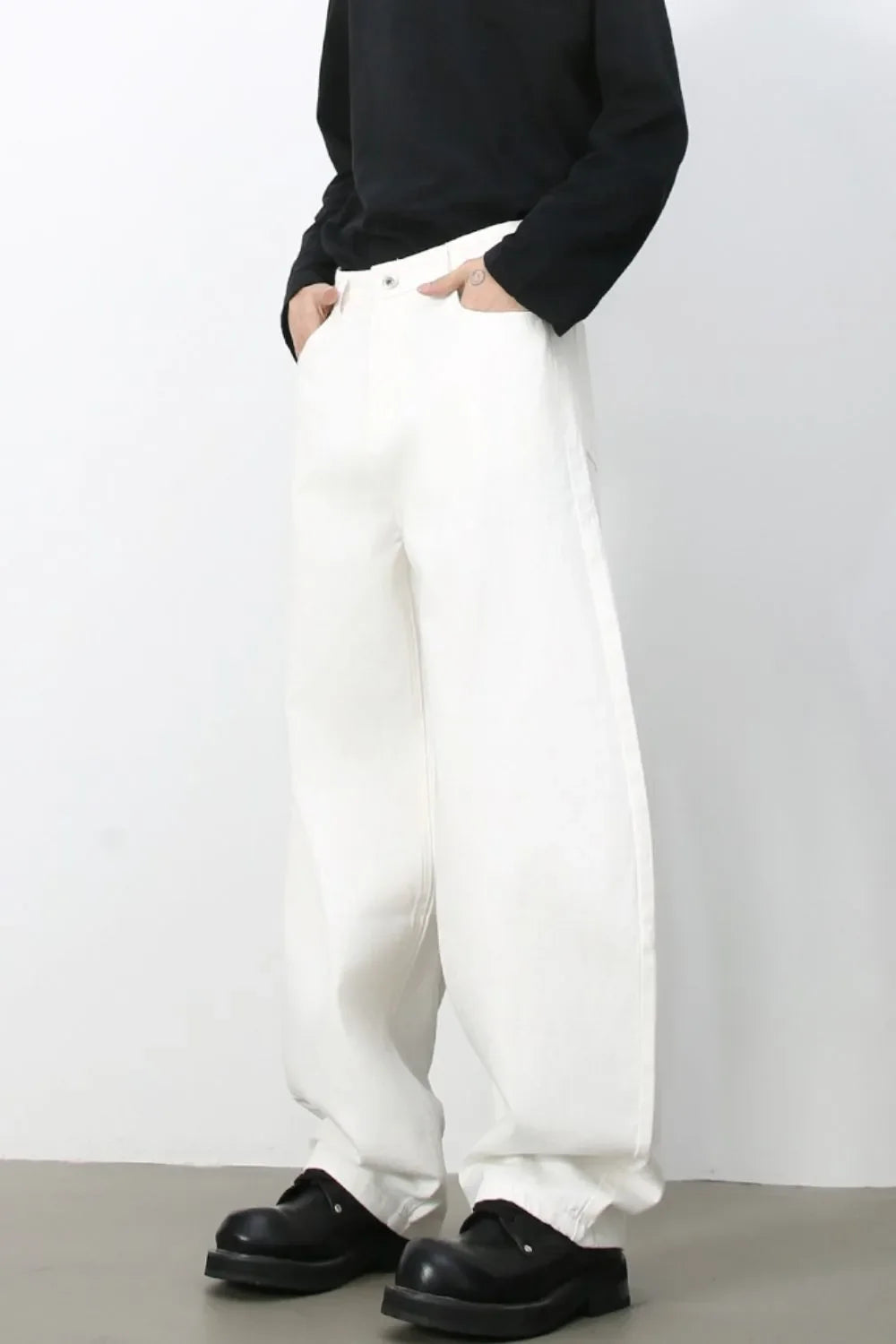 Men's High Rise Wide Leg Jeans - tif-shop24.de