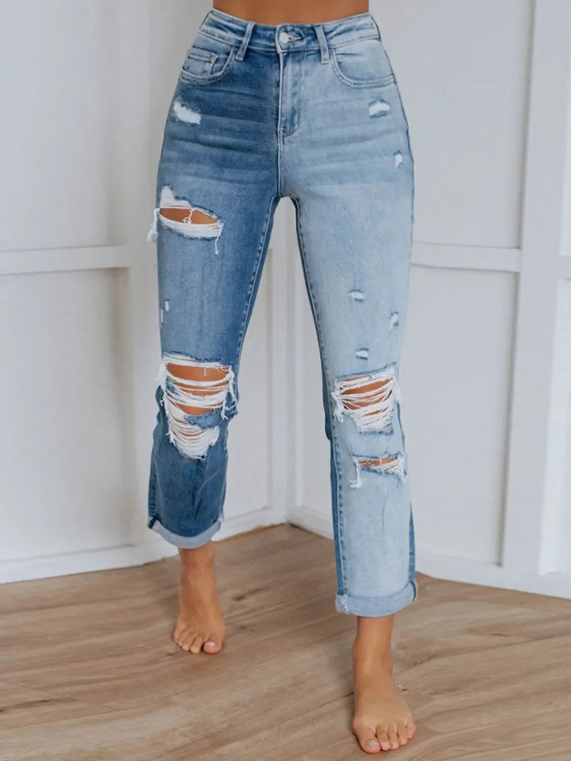 Distressed Jeans with Pockets - tif-shop24.de