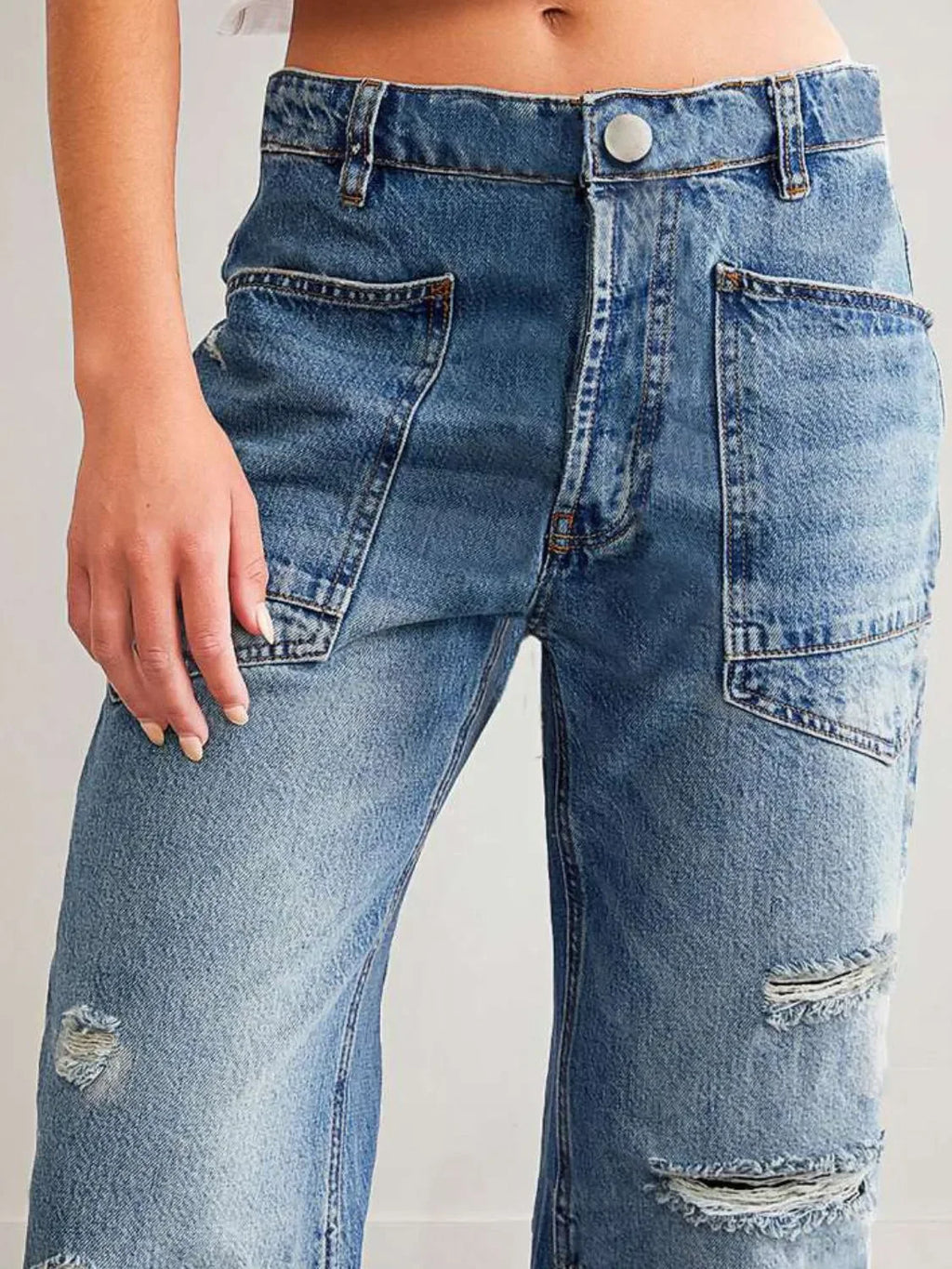 Distressed Jeans with Pockets - tif-shop24.de