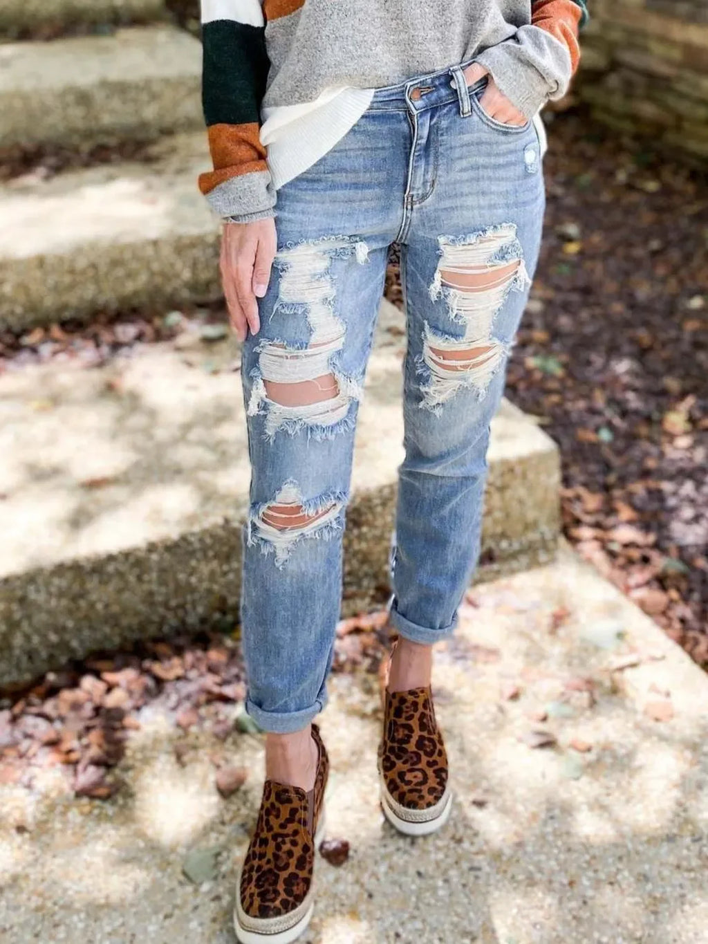 Distressed Skinny Jeans - tif-shop24.de