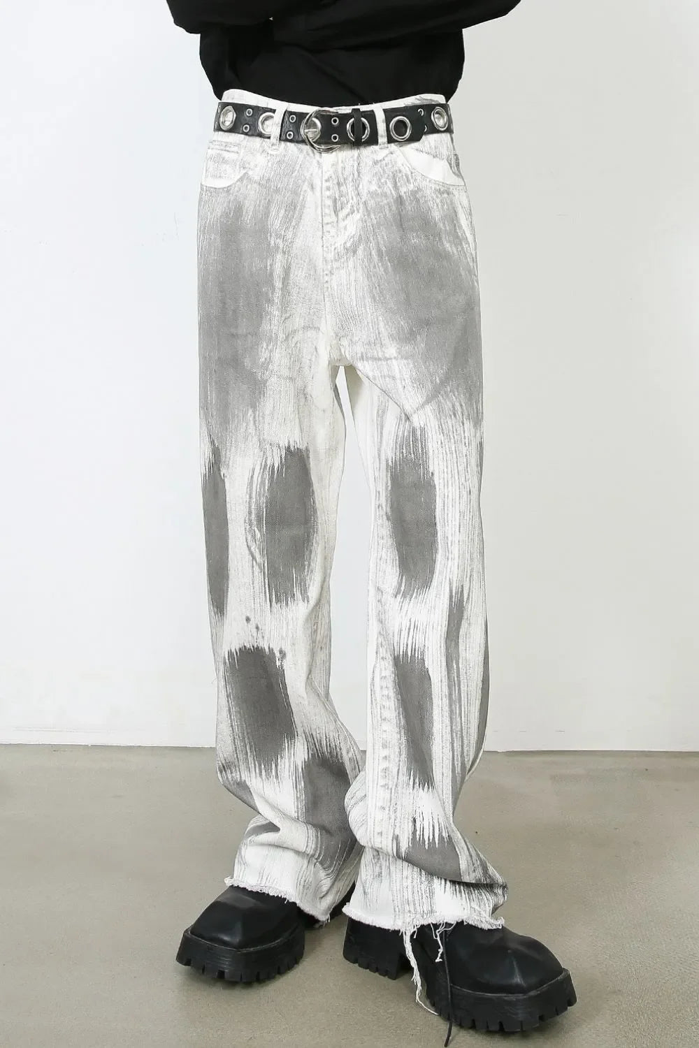 Men's Contrast Loose Jeans - tif-shop24.de