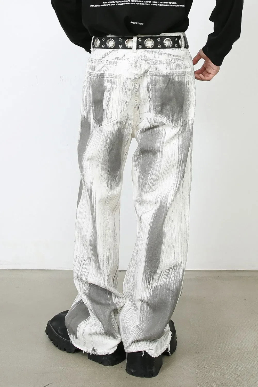 Men's Contrast Loose Jeans - tif-shop24.de