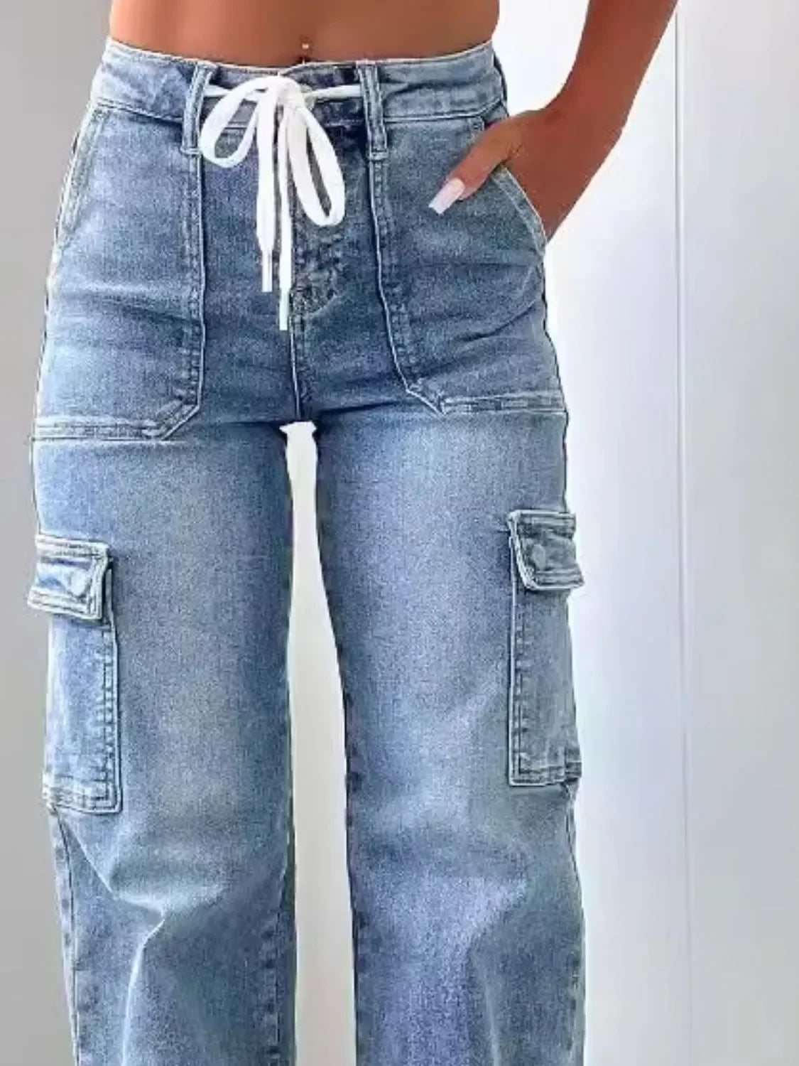 Washed Jeans with Pockets - tif-shop24.de