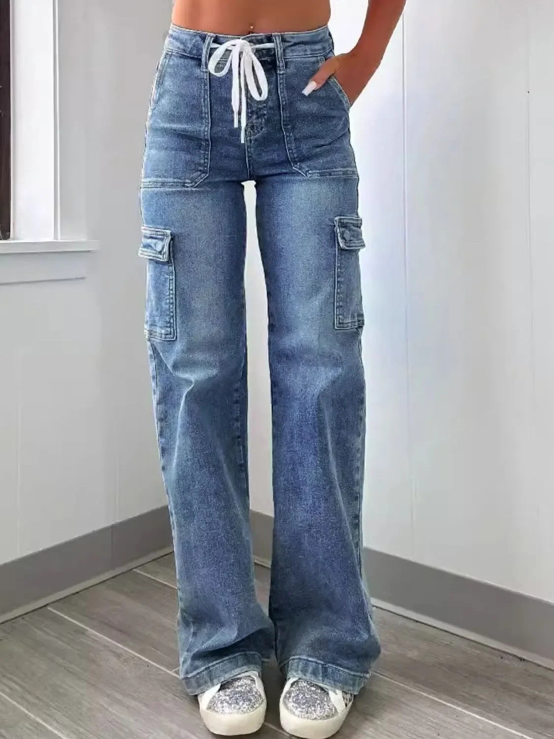 Washed Jeans with Pockets - tif-shop24.de