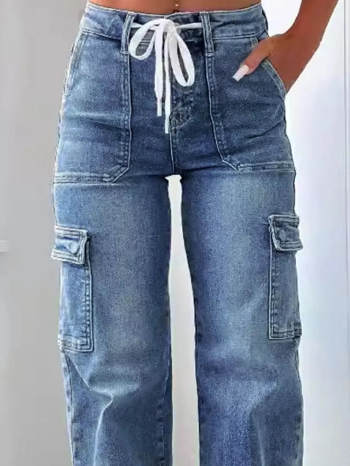 Washed Jeans with Pockets - tif-shop24.de