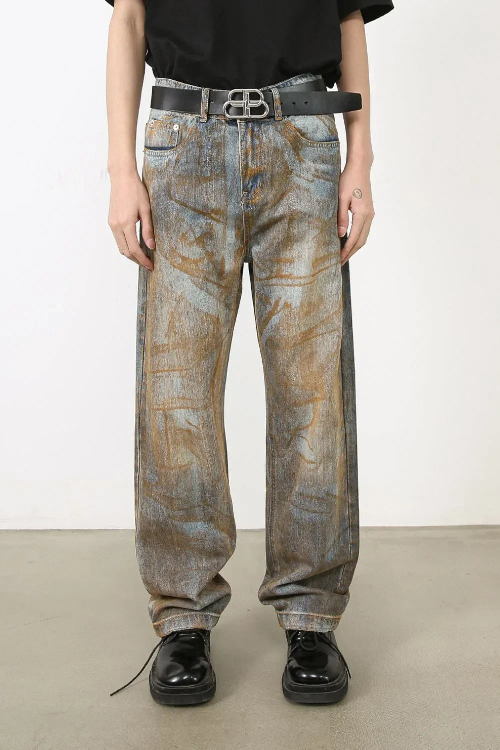 Men's Baggy Jeans with Pockets - tif-shop24.de