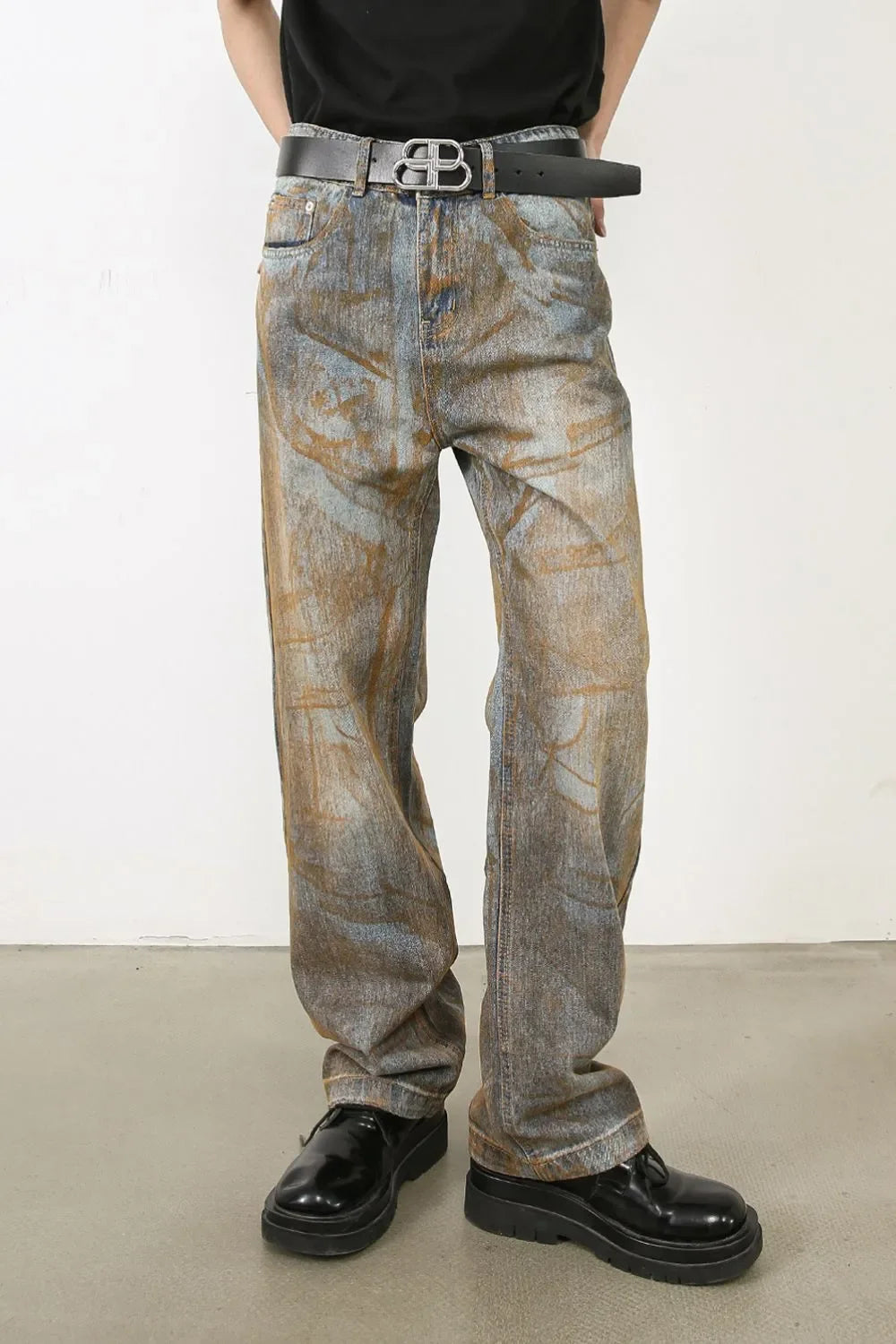 Men's Baggy Jeans with Pockets - tif-shop24.de