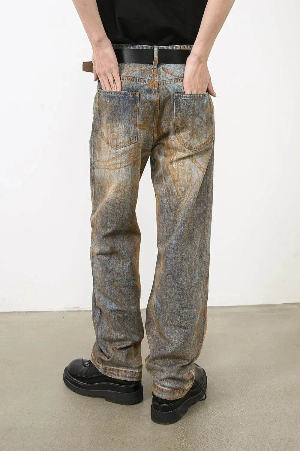 Men's Baggy Jeans with Pockets - tif-shop24.de