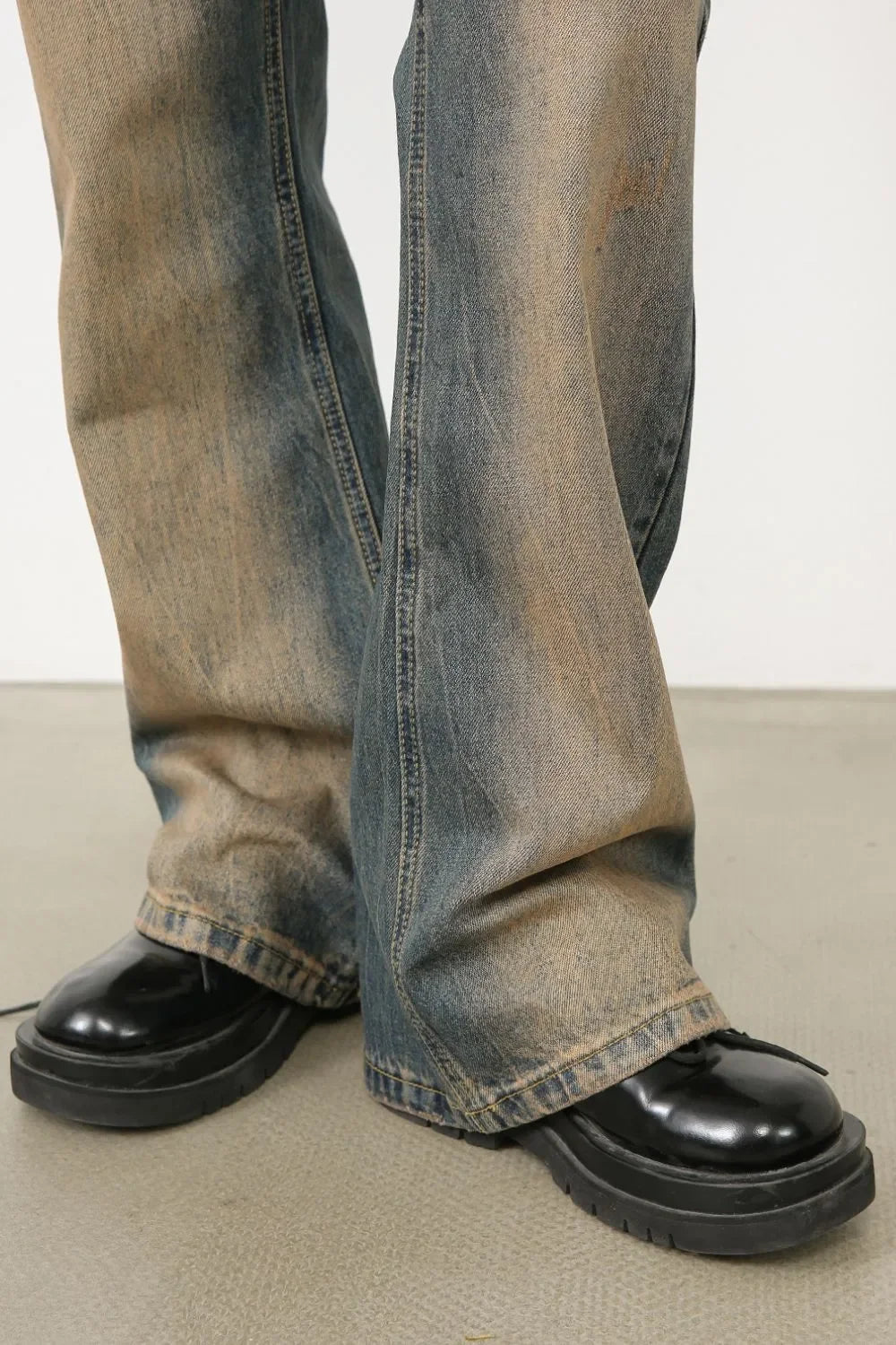 Men's Bootcut Jeans with Pockets - tif-shop24.de