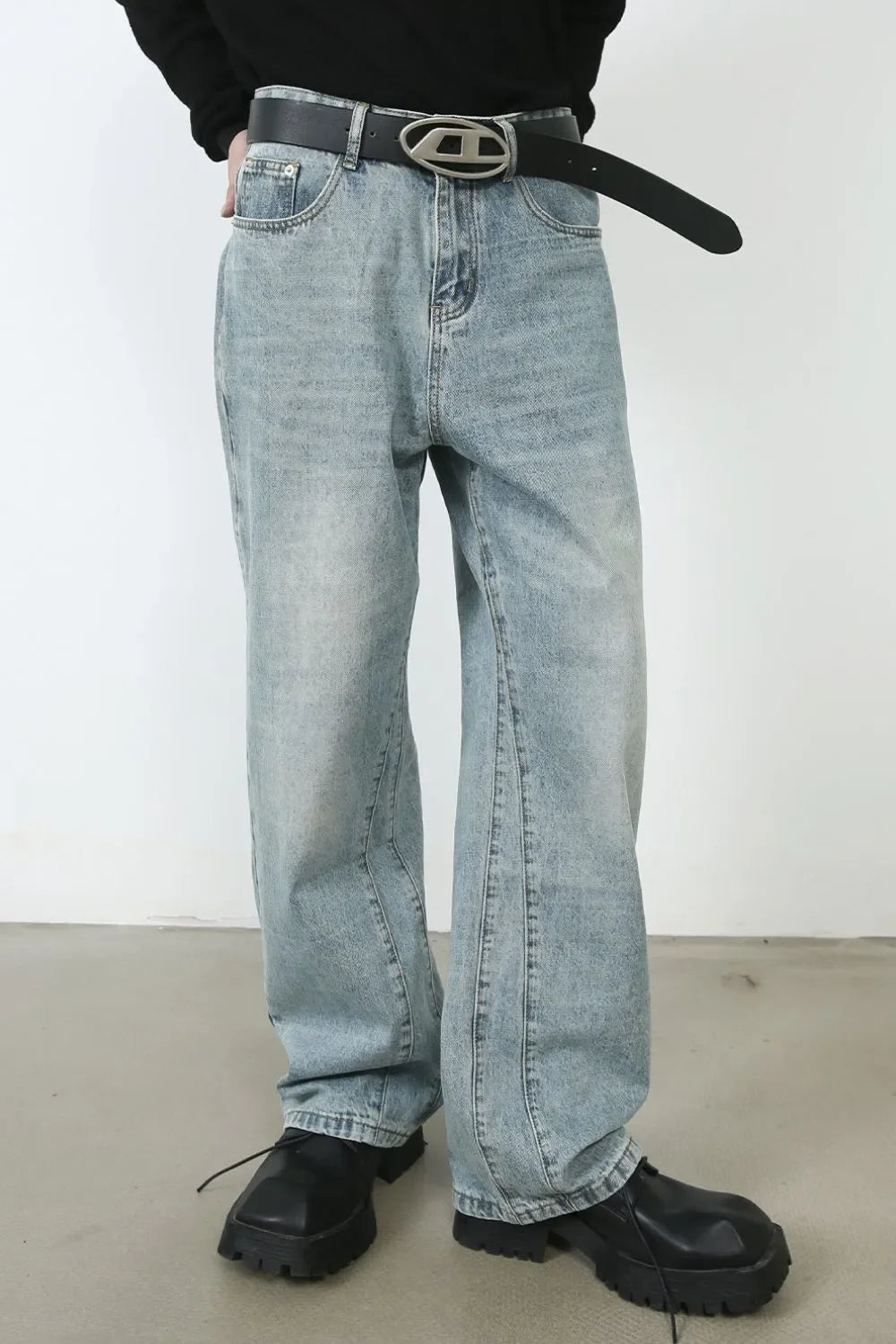 Men's Loose Fit Jeans - tif-shop24.de