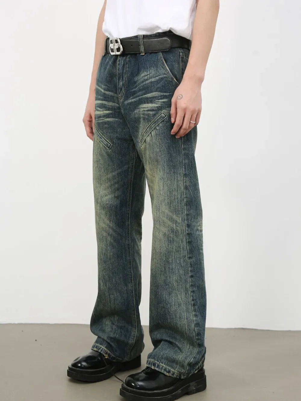 Men's Loose Fit Jeans - tif-shop24.de