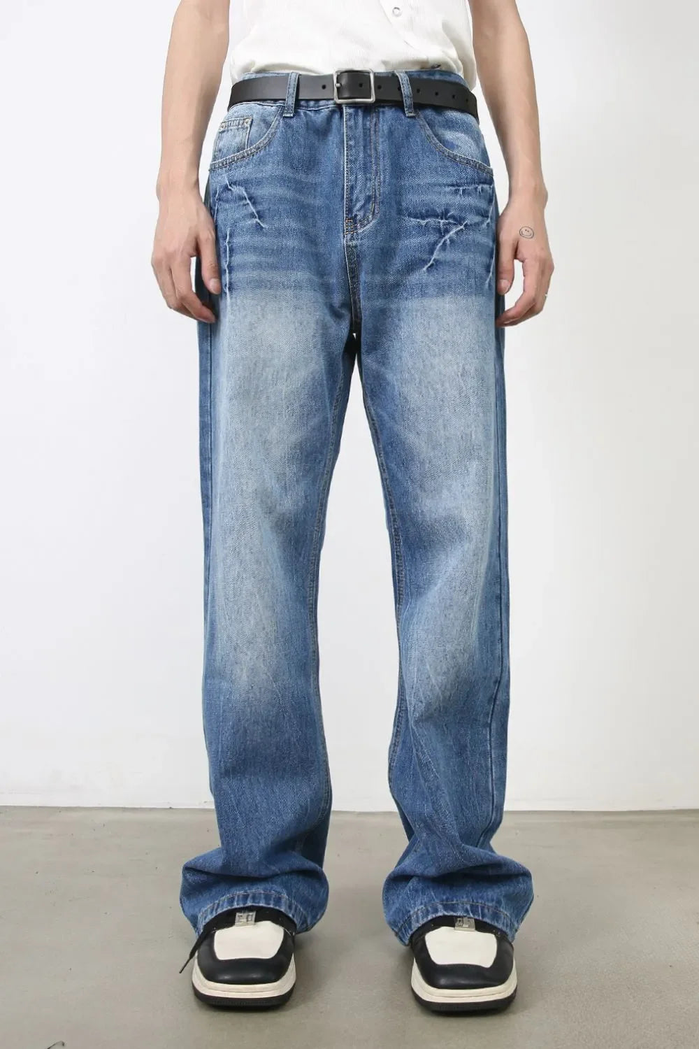 Men's Loose Fit Jeans - tif-shop24.de