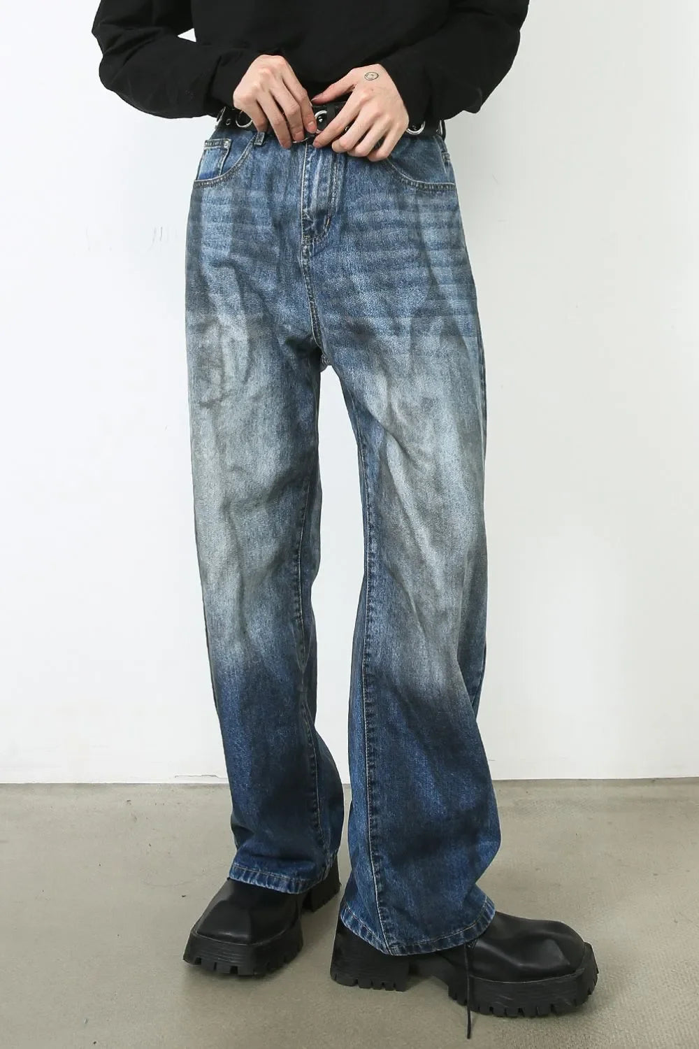 Men's Loose Fit Jeans - tif-shop24.de