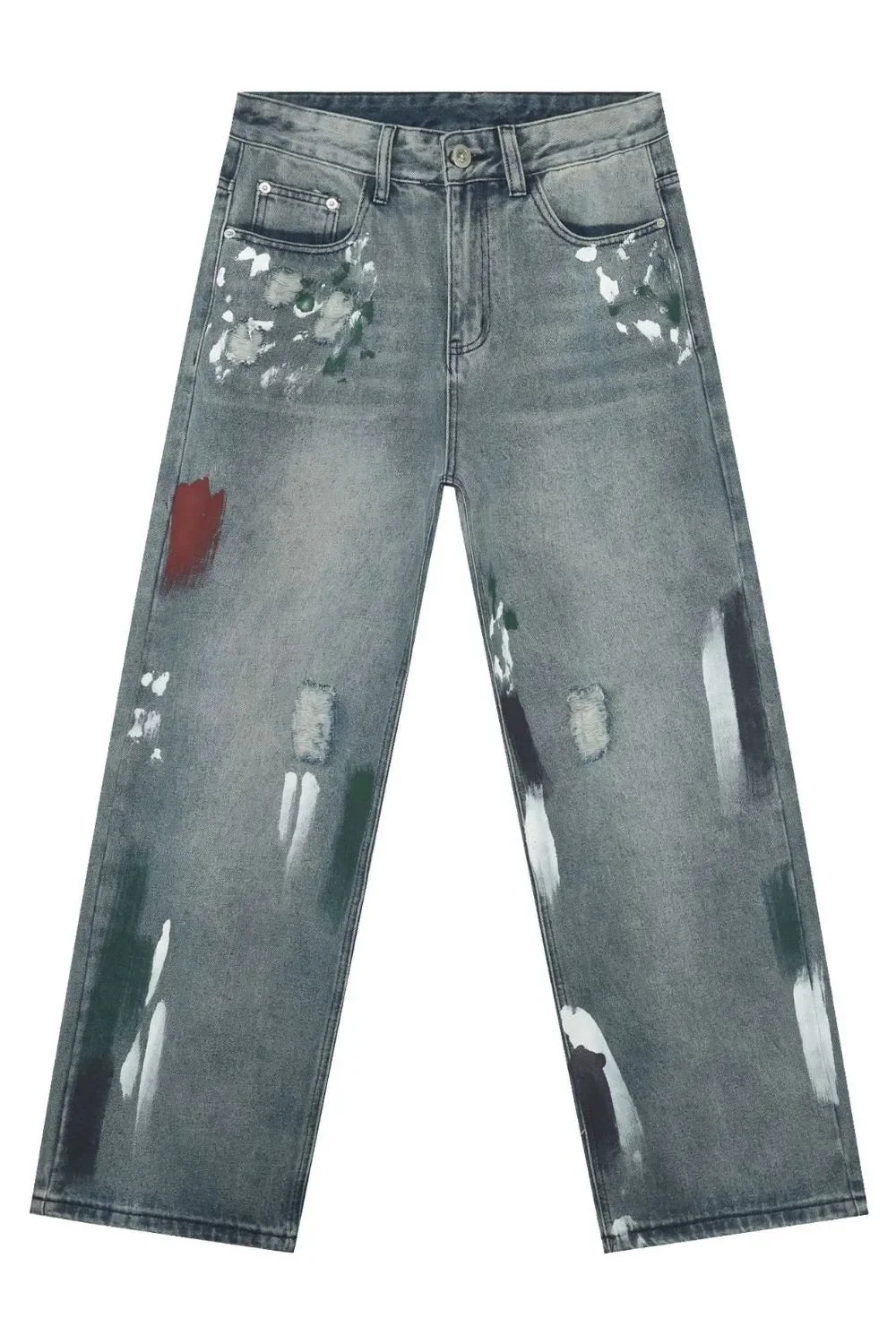 Men's Paint Wide Leg Jeans - tif-shop24.de