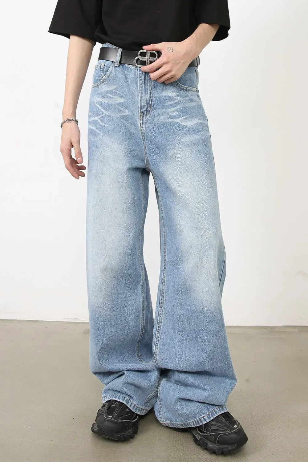 Men's Wide Leg Jeans - tif-shop24.de
