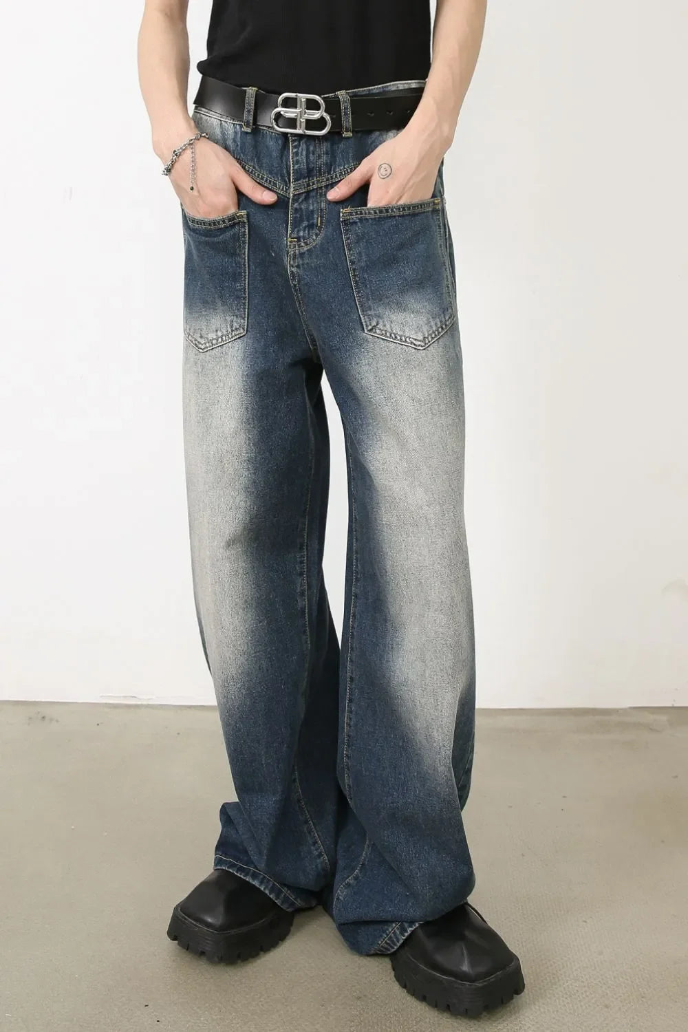 Men's Wide Leg Jeans - tif-shop24.de