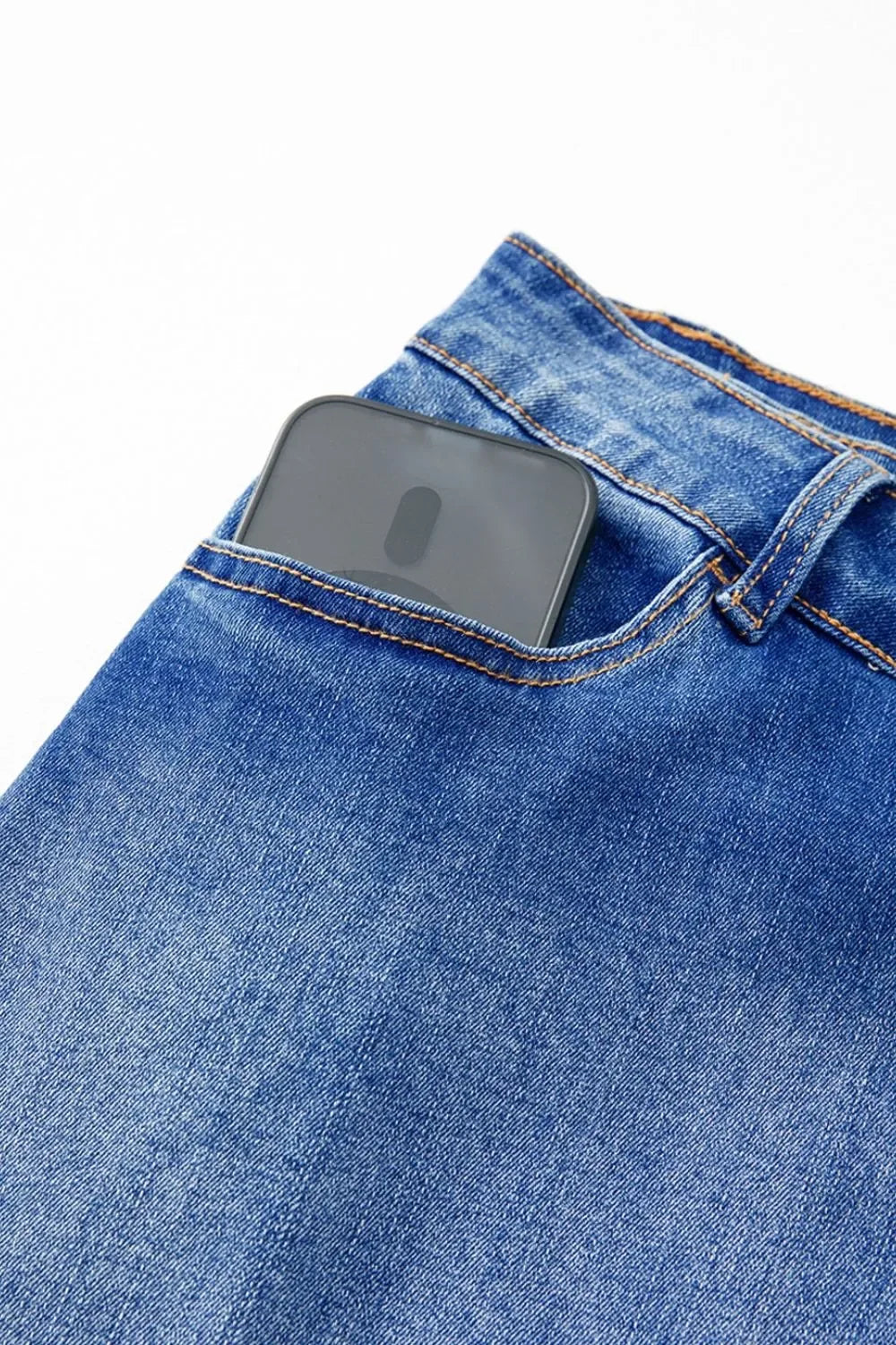 Wrapped Crossed Waist Denim Mini Skirt - tif-shop24.de