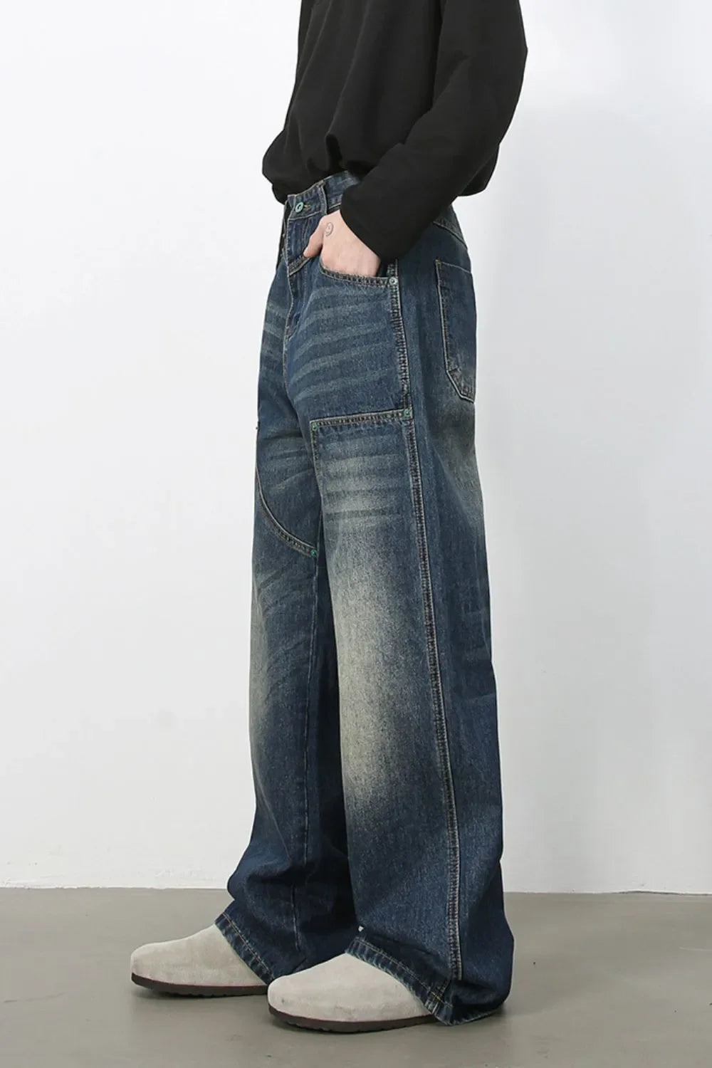 Men's Wide Leg Jeans - tif-shop24.de