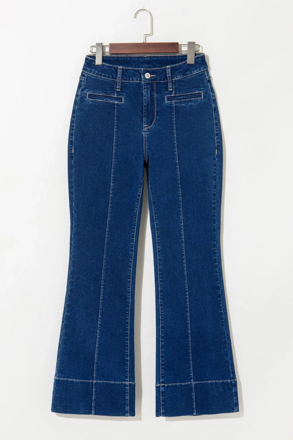 Center Seam Deep Wash Straight Jeans - tif-shop24.de