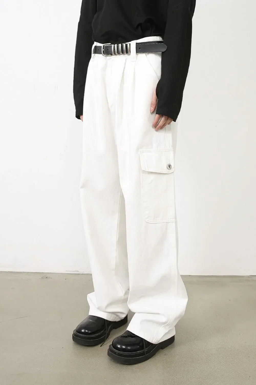 Men's Loose Fit Cargo Jeans - tif-shop24.de