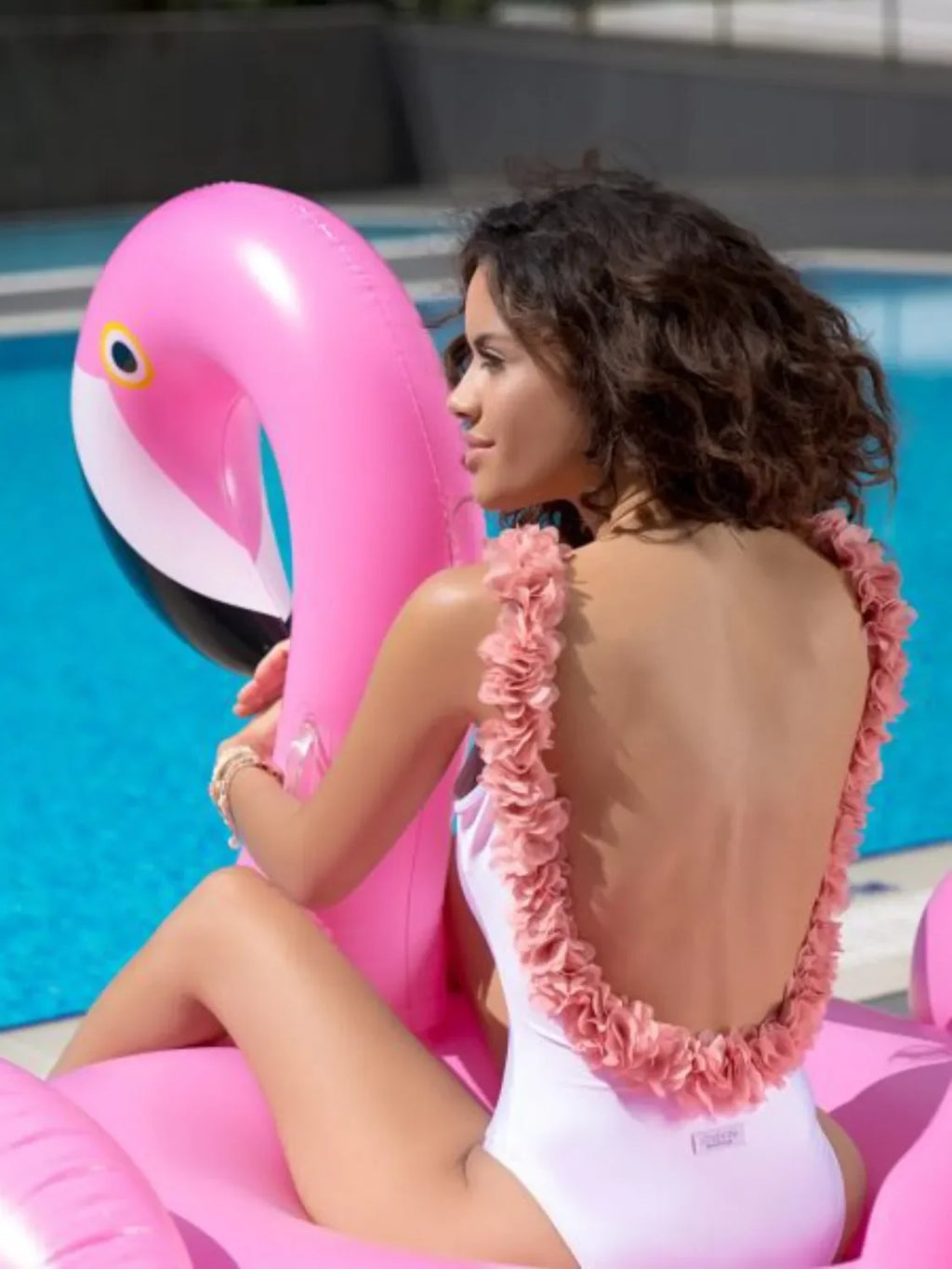 Backless Petal Strap Parent-Child Swimsuit - tif-shop24.de