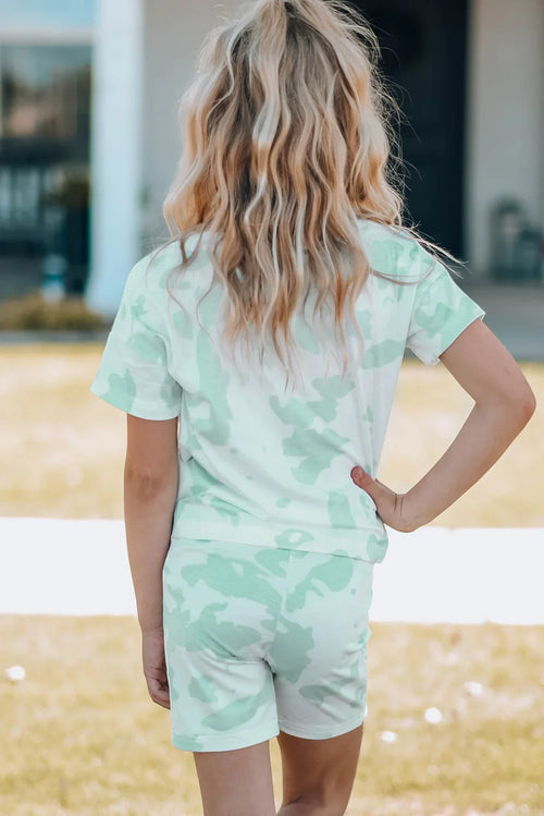 Girls Printed Letter Graphic Lounge Set - tif-shop24.de