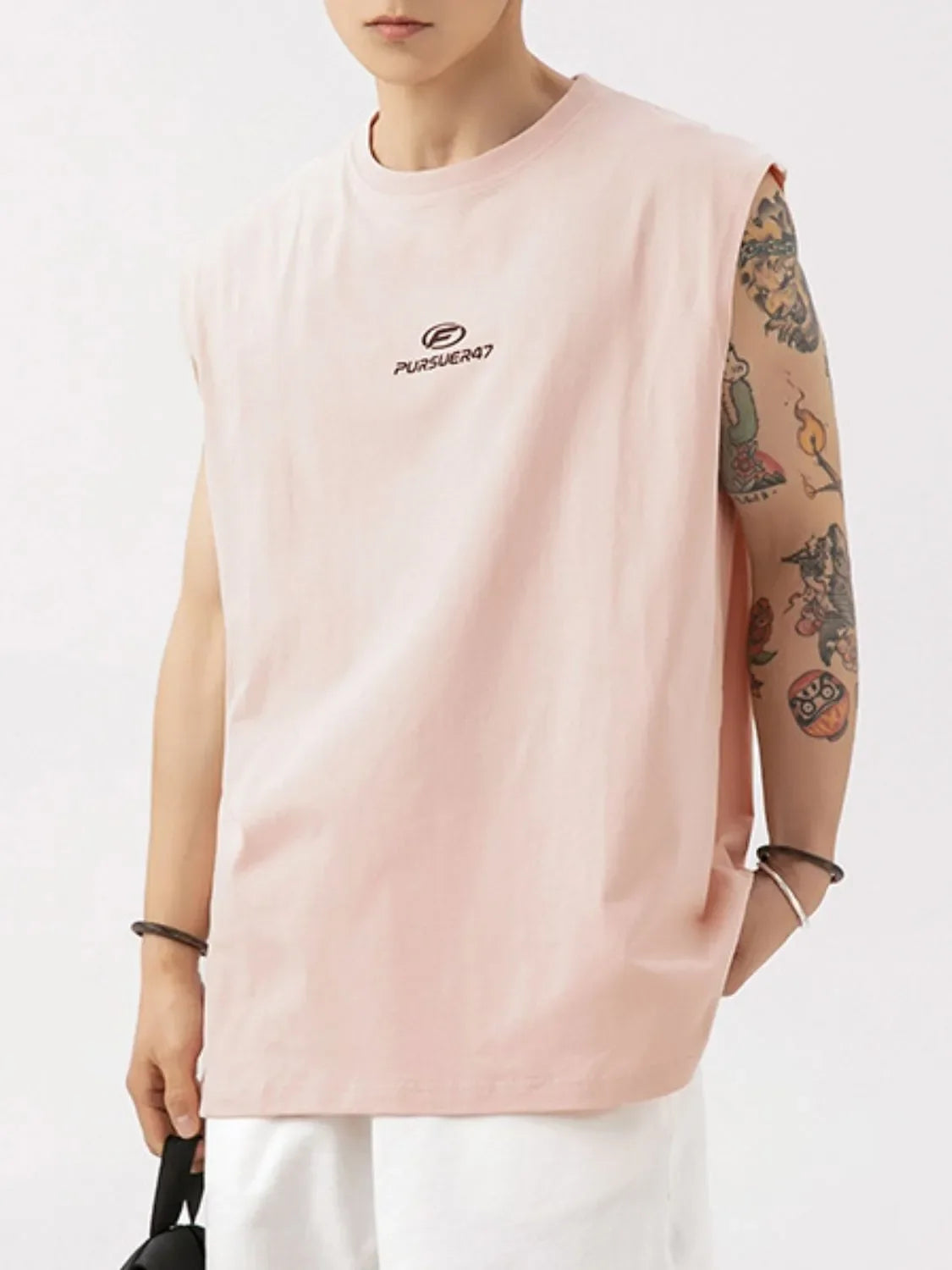 Men's Plus Size Round Neck Tank - tif-shop24.de