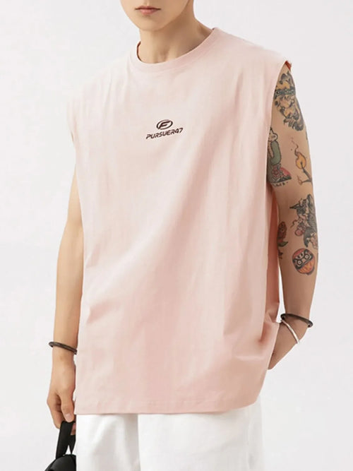 Men's Plus Size Round Neck Tank - tif-shop24.de