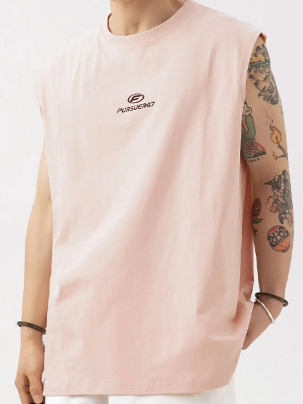 Men's Plus Size Round Neck Tank - tif-shop24.de