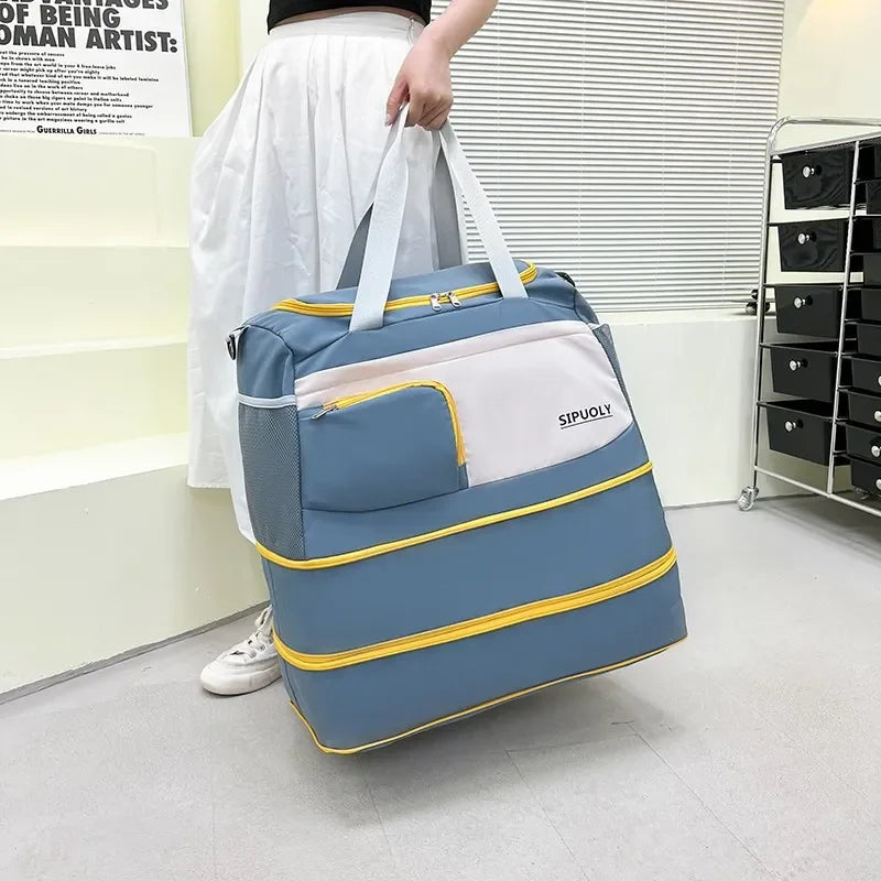 Color Block Oxford Cloth Travel Bag - tif-shop24.de