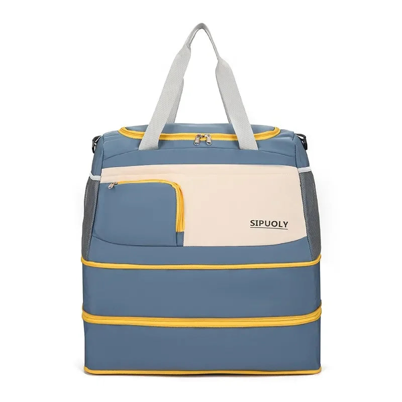 Color Block Oxford Cloth Travel Bag - tif-shop24.de