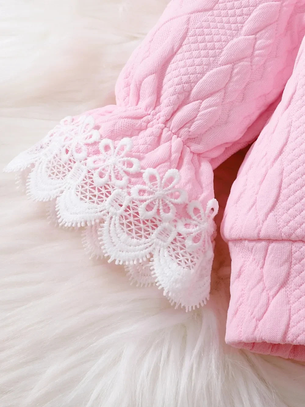 Children's Lace Detail Top and Skirt Set - tif-shop24.de