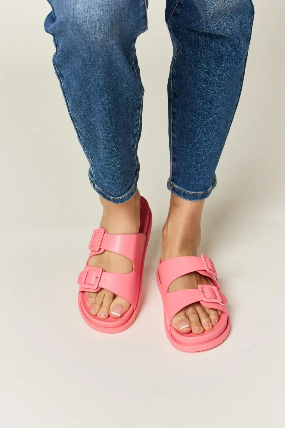 Legend Double Buckle Open Toe Sandals - tif-shop24.de