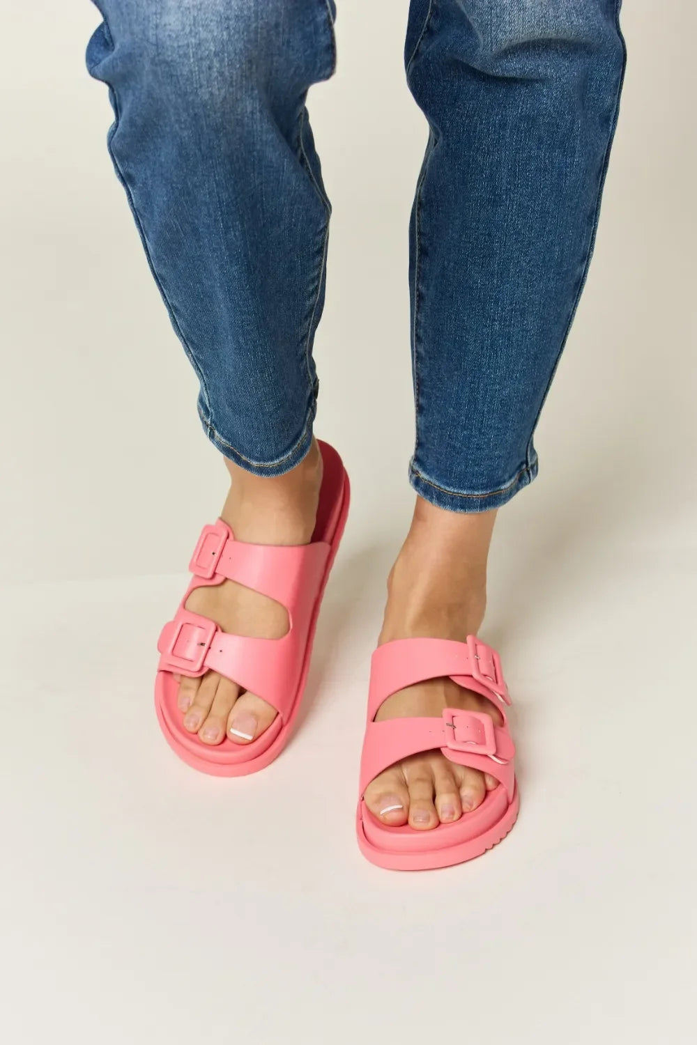Legend Double Buckle Open Toe Sandals - tif-shop24.de