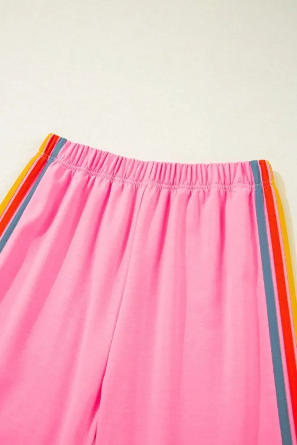 Contrast Striped Elastic Waist Active Pants - tif-shop24.de