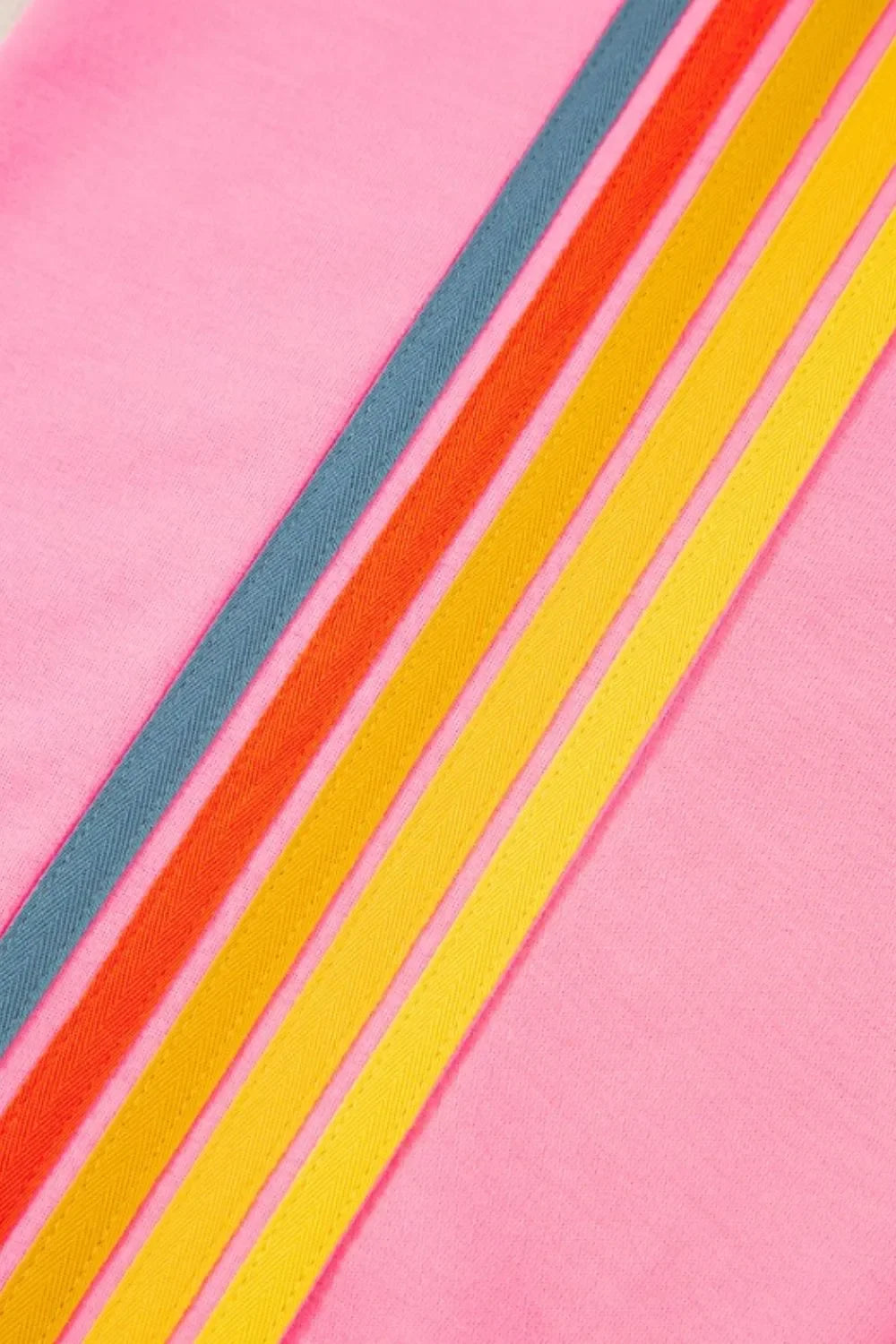 Contrast Striped Elastic Waist Active Pants - tif-shop24.de