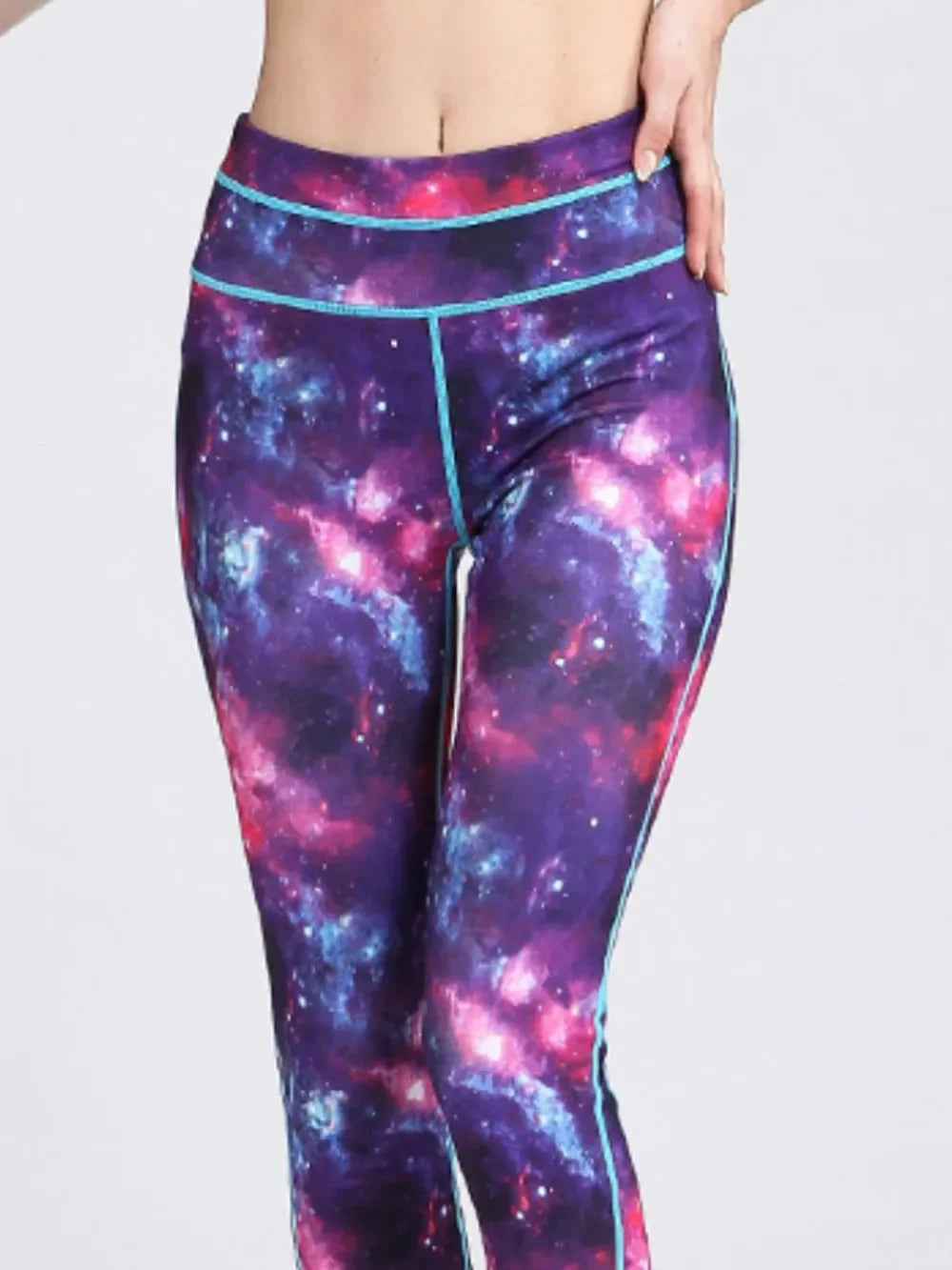 Printed Active High Waist Leggings - tif-shop24.de