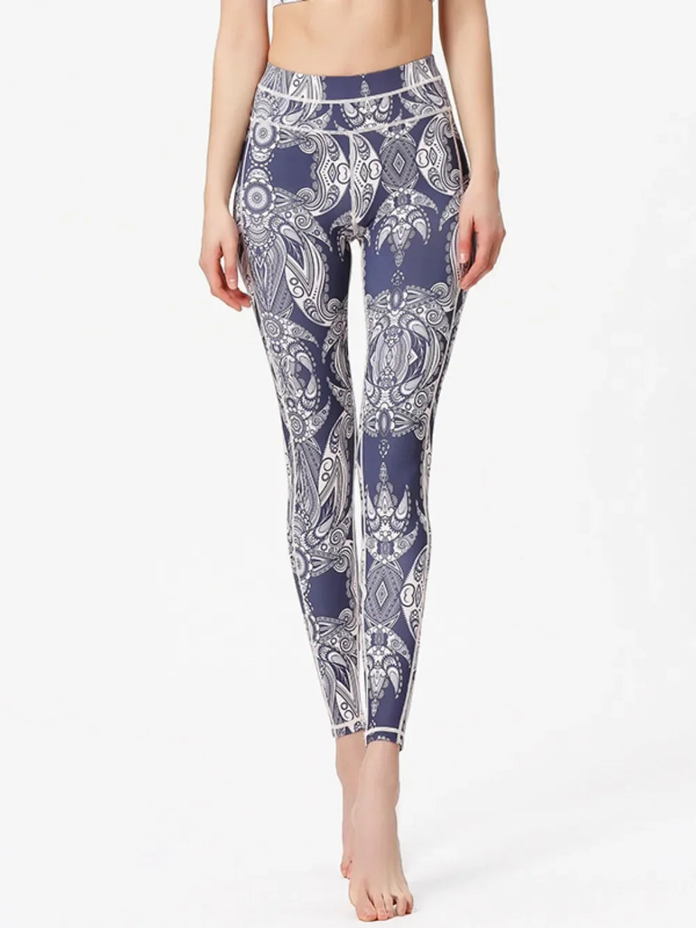 Printed Active High Waist Leggings - tif-shop24.de