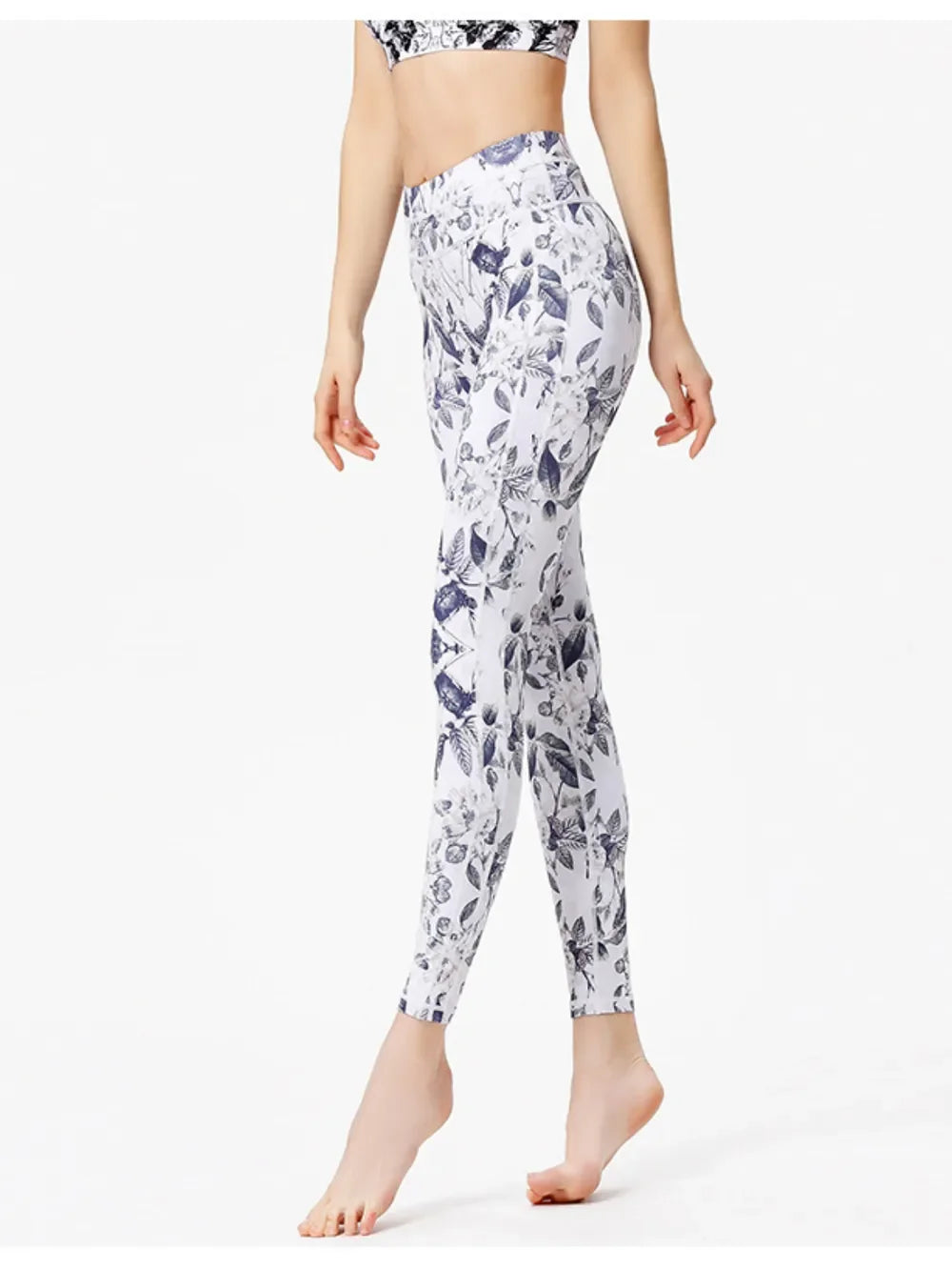 Printed Active High Waist Leggings - tif-shop24.de