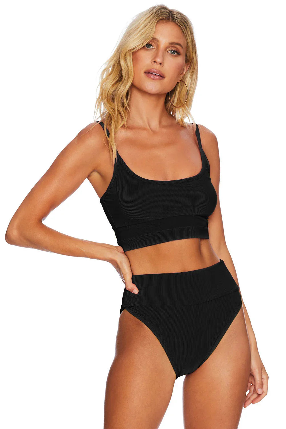 Color Block Spaghetti Strap Two-Piece Swim Set - tif-shop24.de