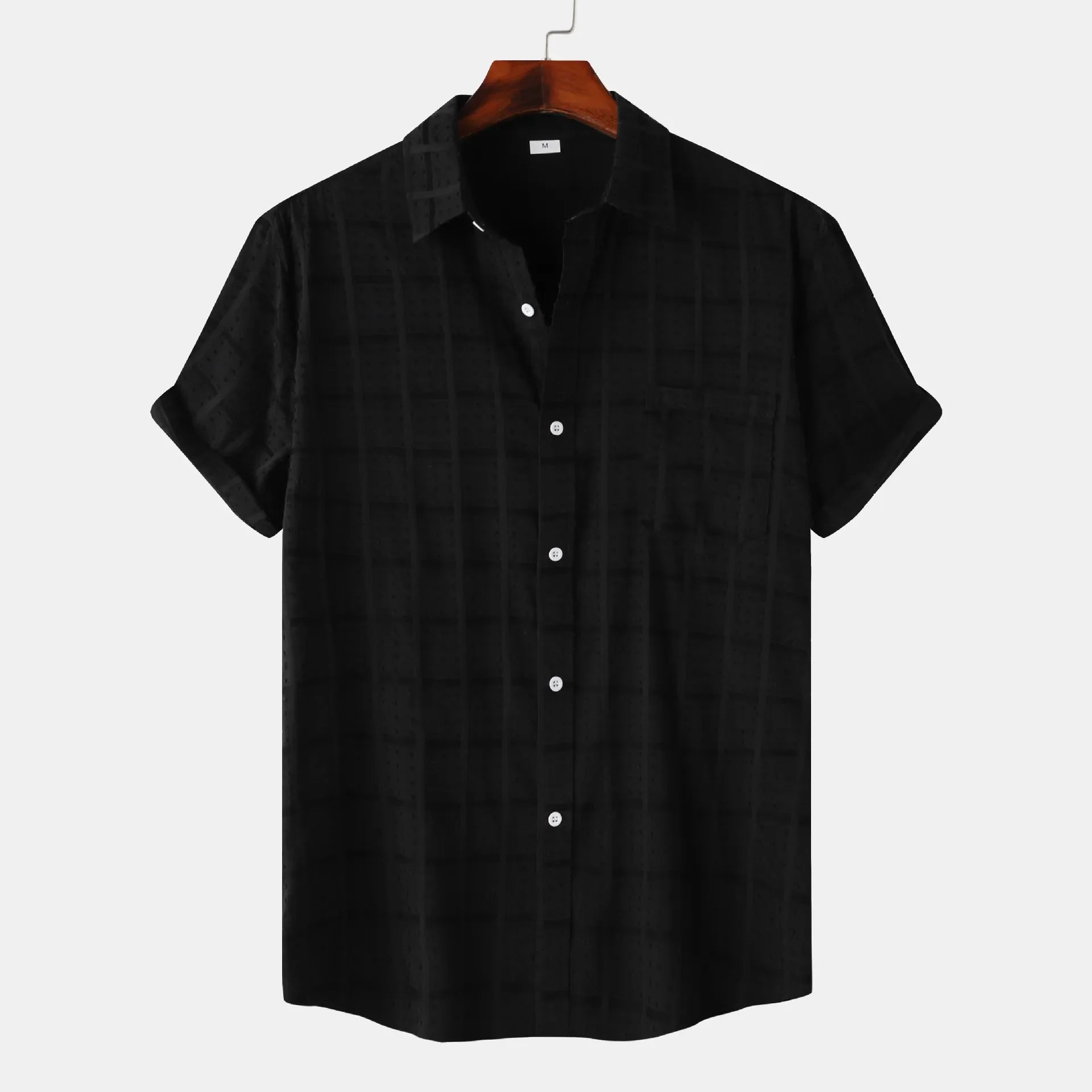 Men's Casual Short Sleeve Button Down Shirt - tif-shop24.de