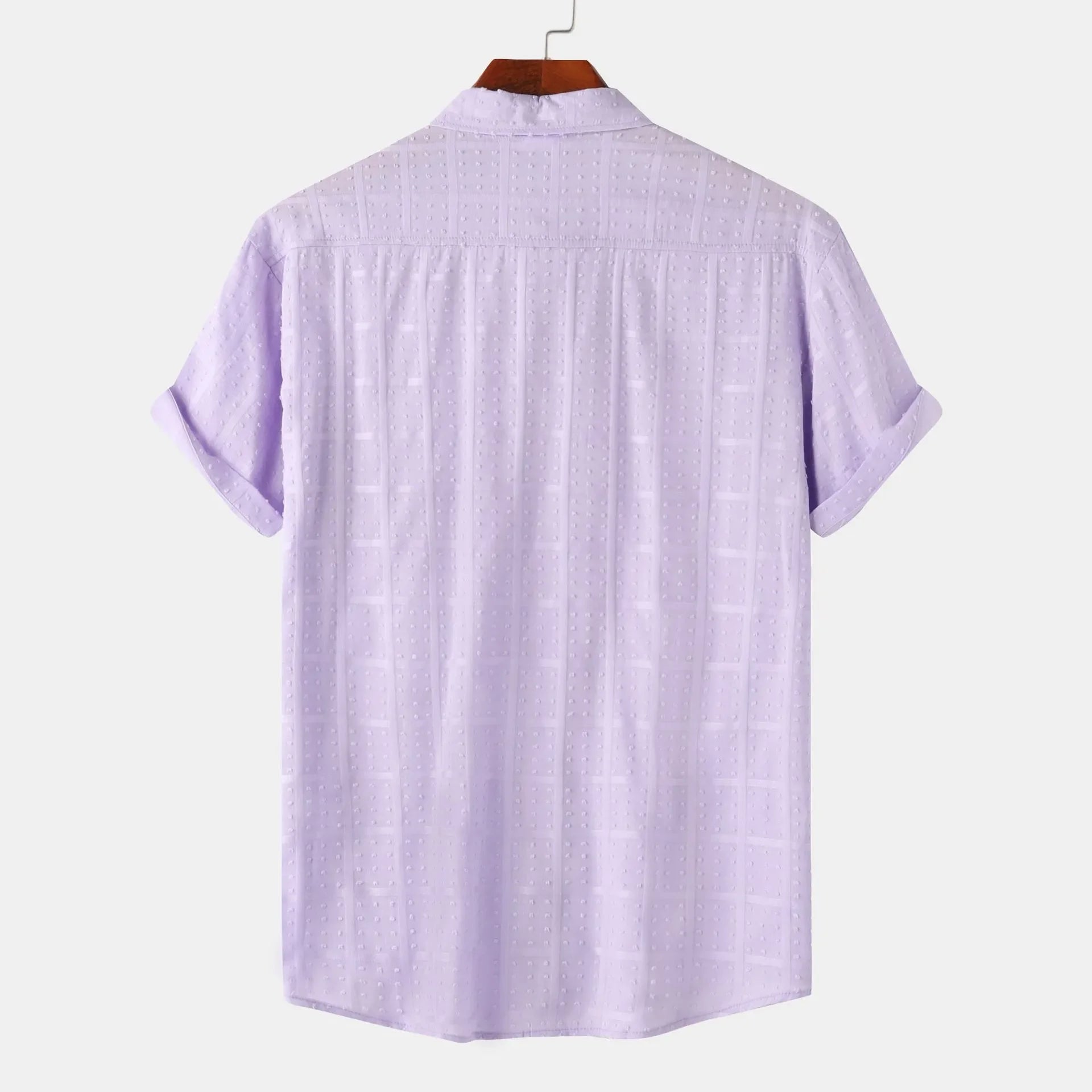 Men's Casual Short Sleeve Button Down Shirt - tif-shop24.de