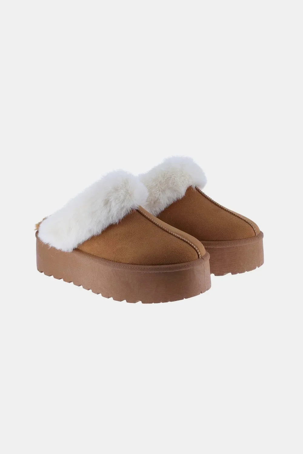 Weeboo Thick Bottom Fur Trim Snow Slippers - tif-shop24.de