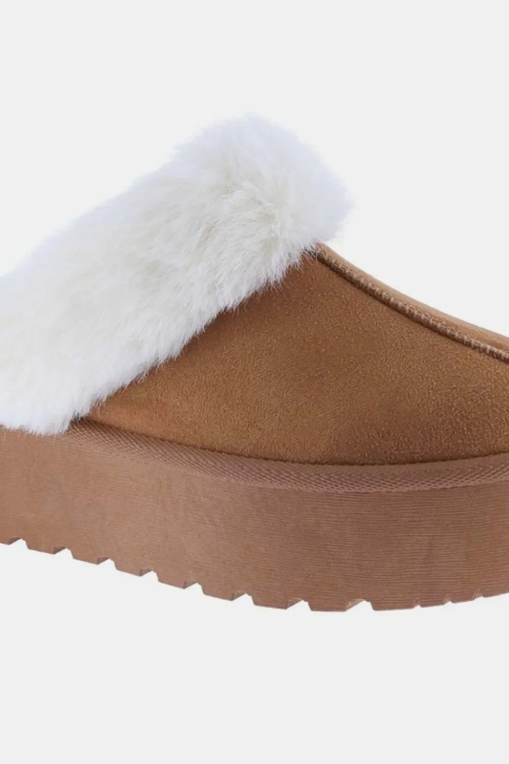 Weeboo Thick Bottom Fur Trim Snow Slippers - tif-shop24.de