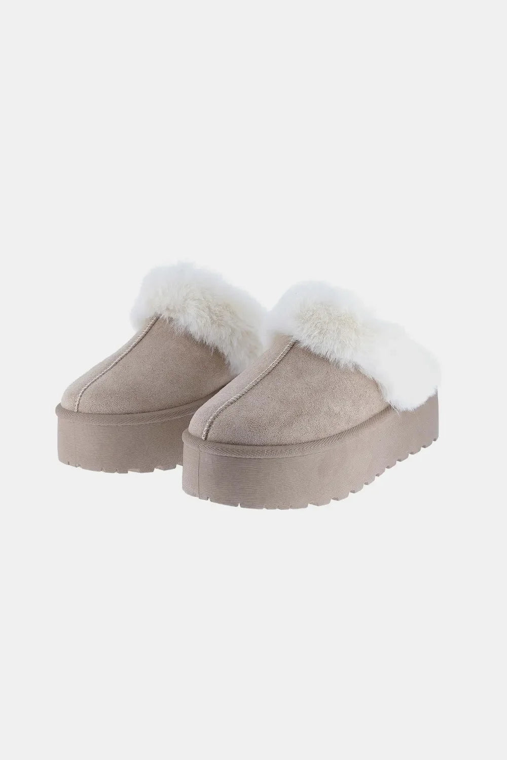 Weeboo Thick Bottom Fur Trim Snow Slippers - tif-shop24.de