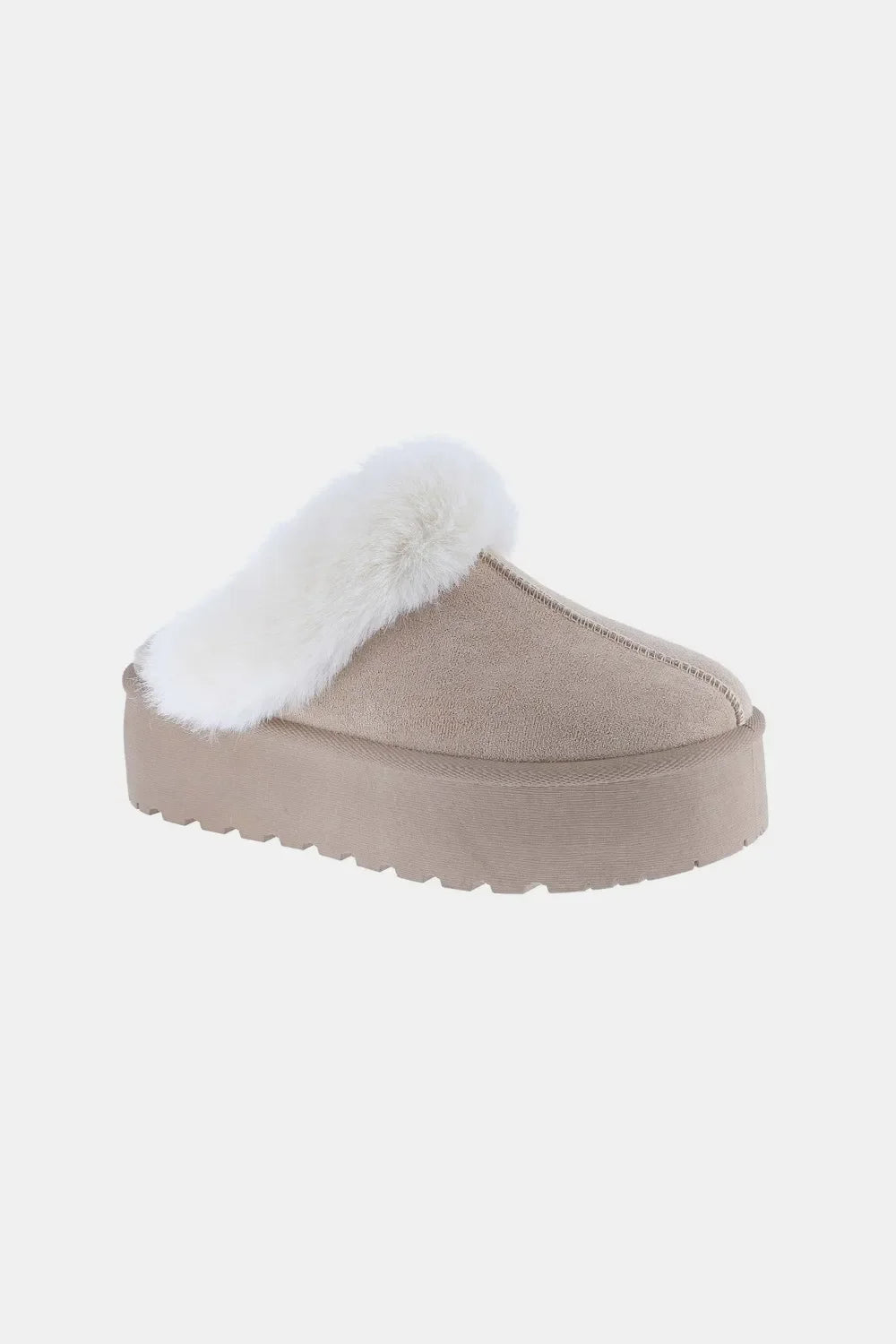 Weeboo Thick Bottom Fur Trim Snow Slippers - tif-shop24.de