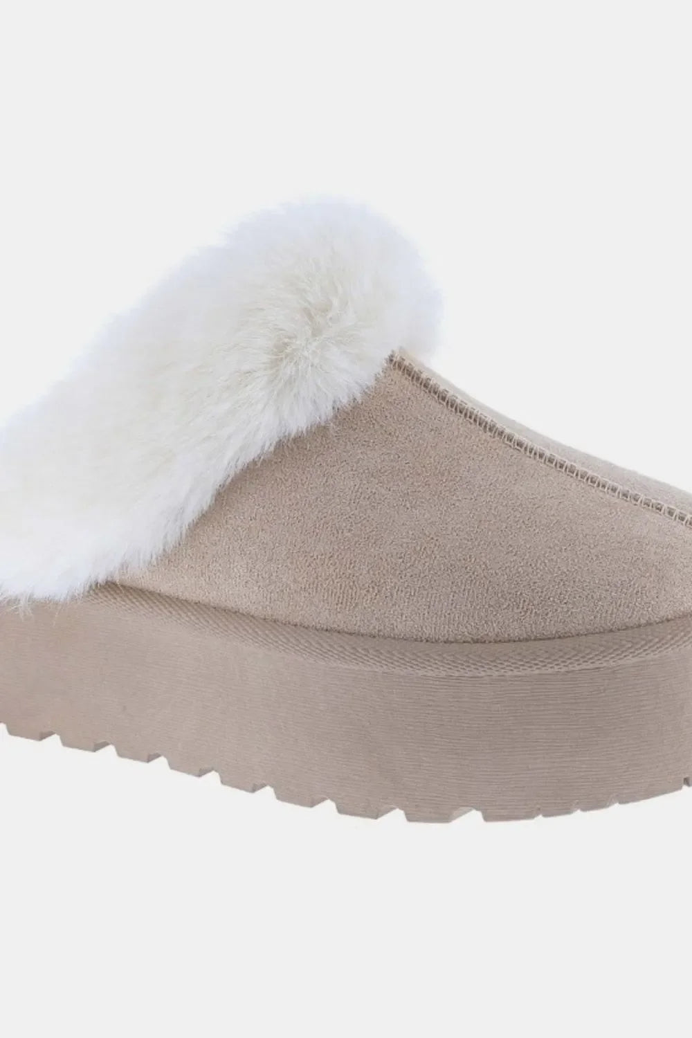 Weeboo Thick Bottom Fur Trim Snow Slippers - tif-shop24.de